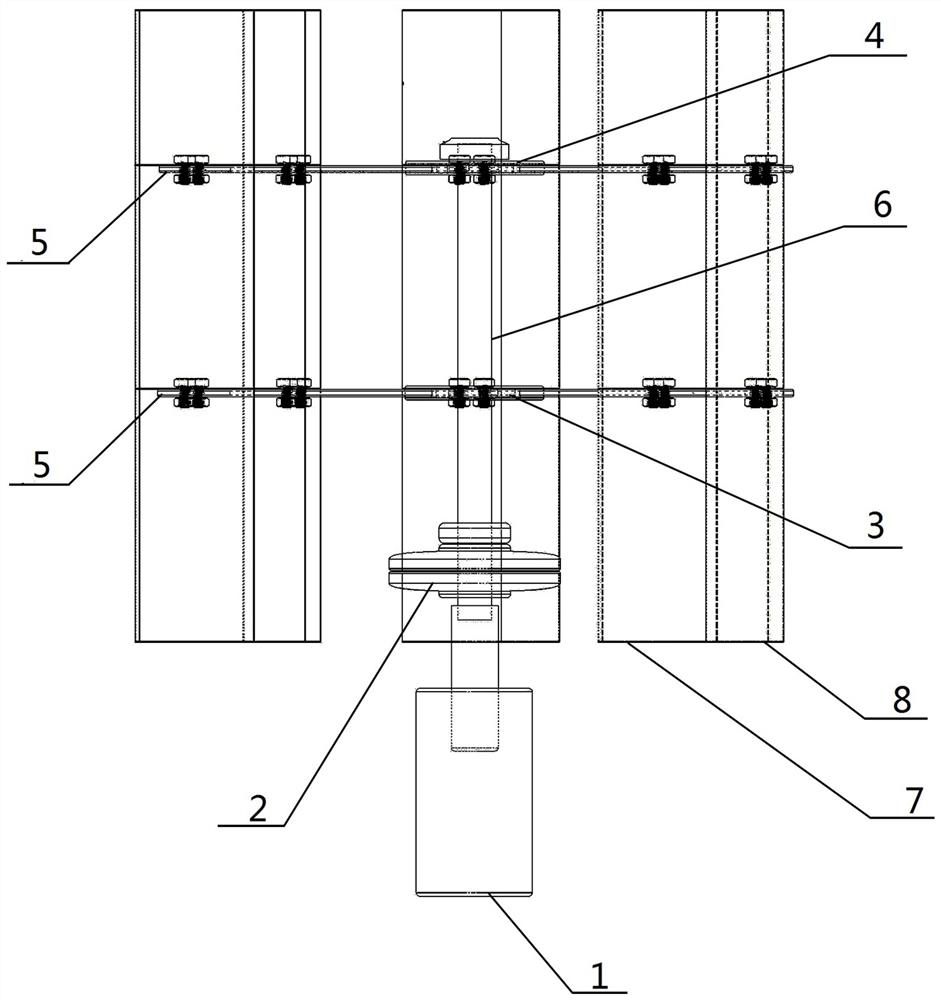 Composite type wind generating set