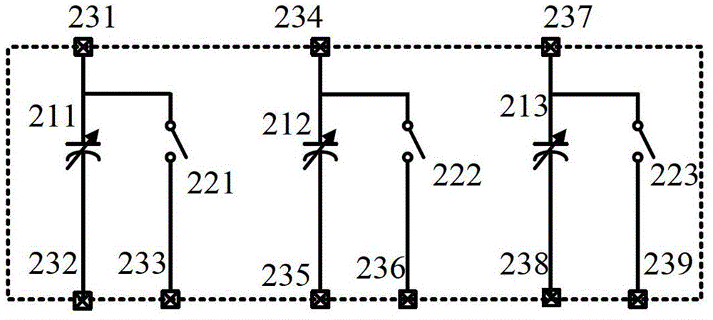Antenna impedance matching device, semi-conductor chip and antenna impedance matching method