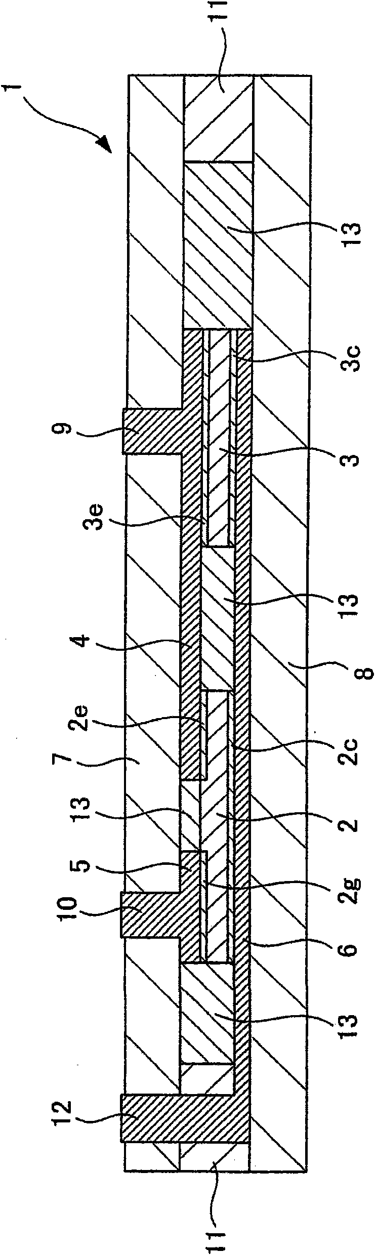 Semiconductor element module and method for manufacturing the same