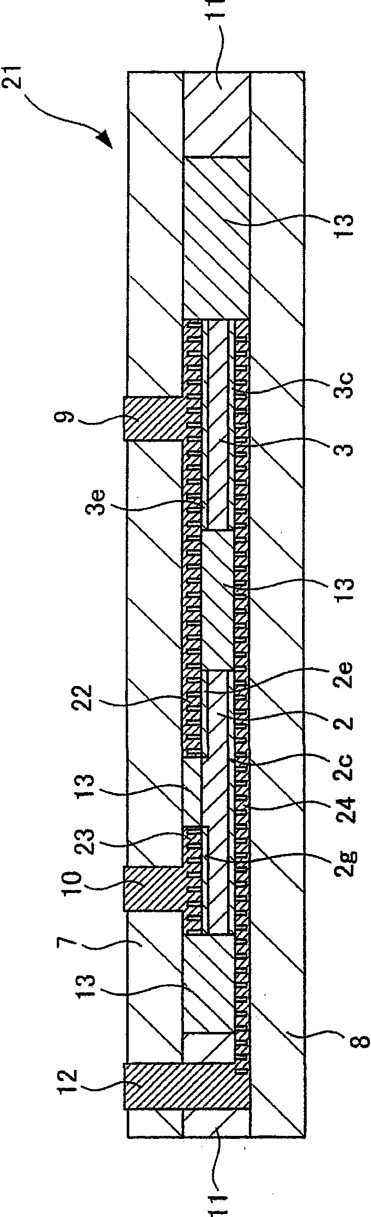 Semiconductor element module and method for manufacturing the same