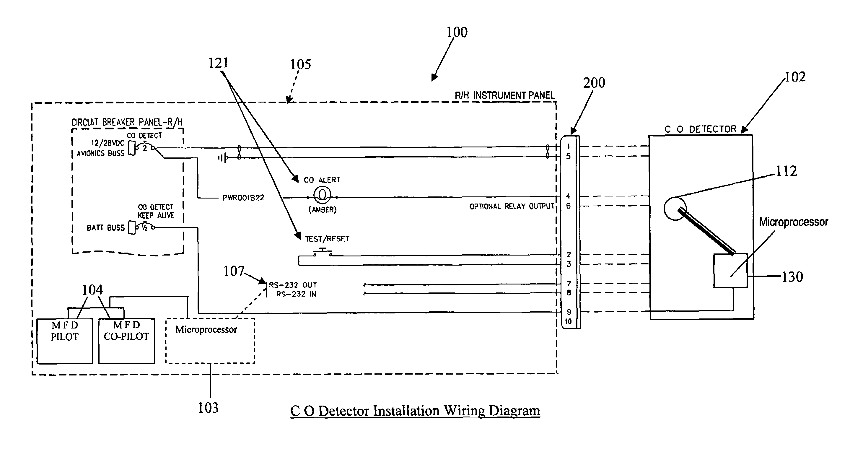 Sensing system and components for detecting and remotely monitoring carbon monoxide in a space of concern