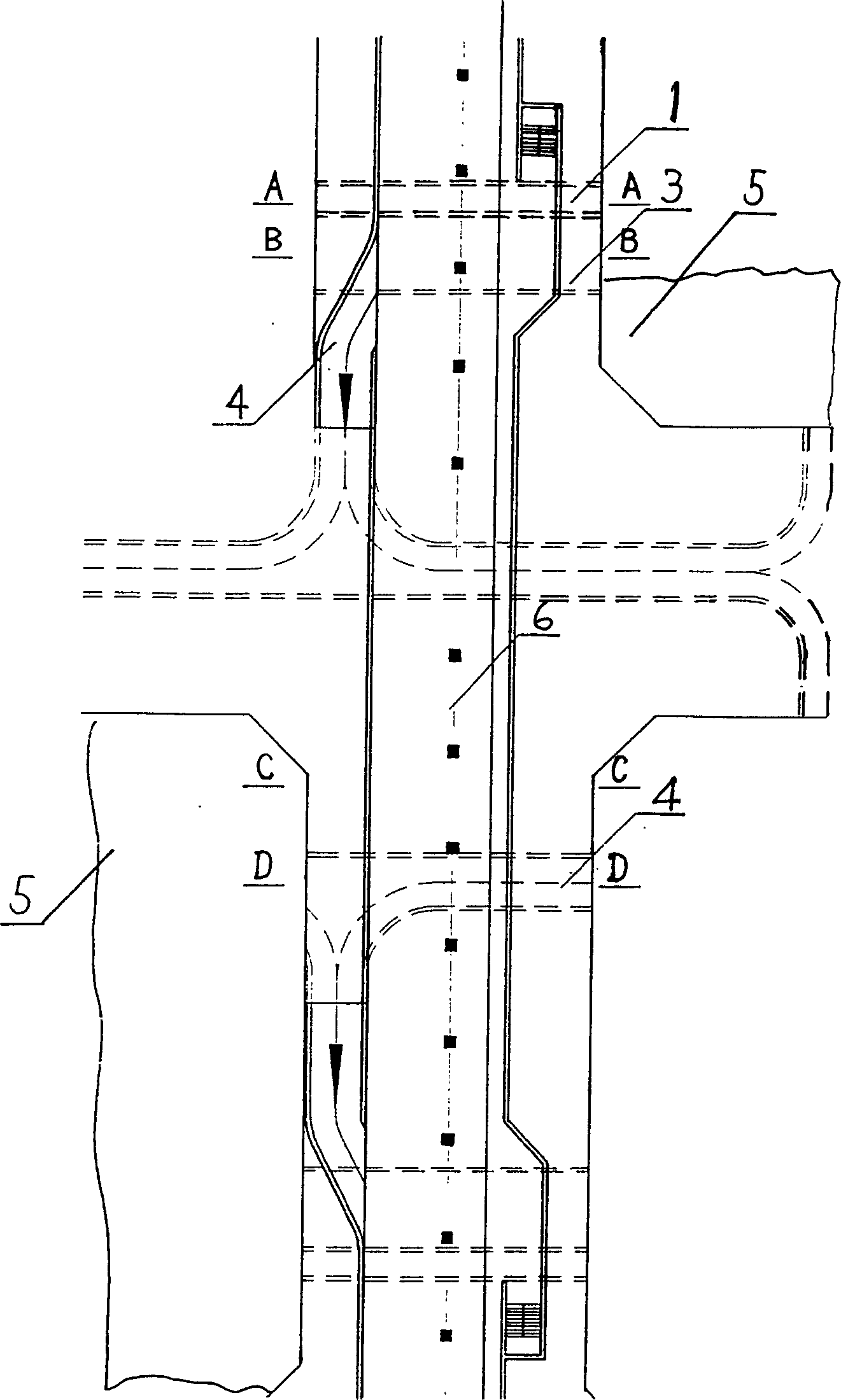 Underground comprehesive pipe gallery and system for comprehensive developing and utilizing underground space