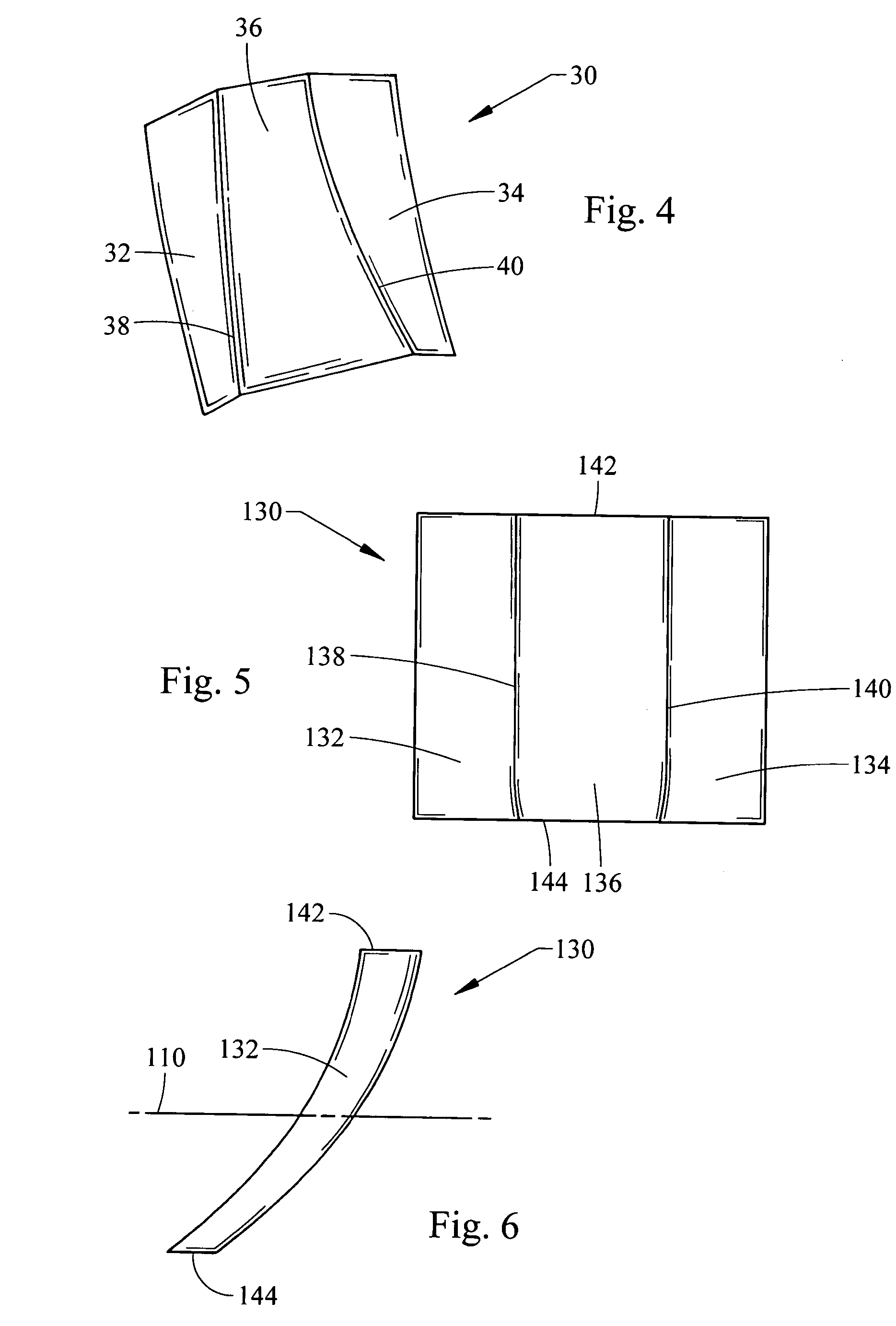 Compound trough reflector for LED light sources