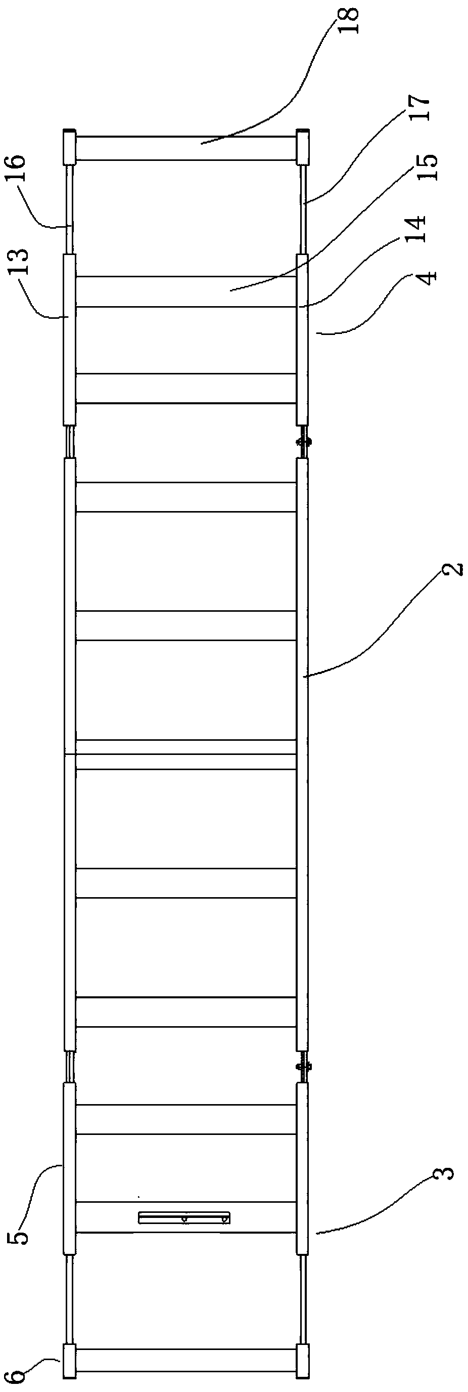 Goods box fence and use method thereof