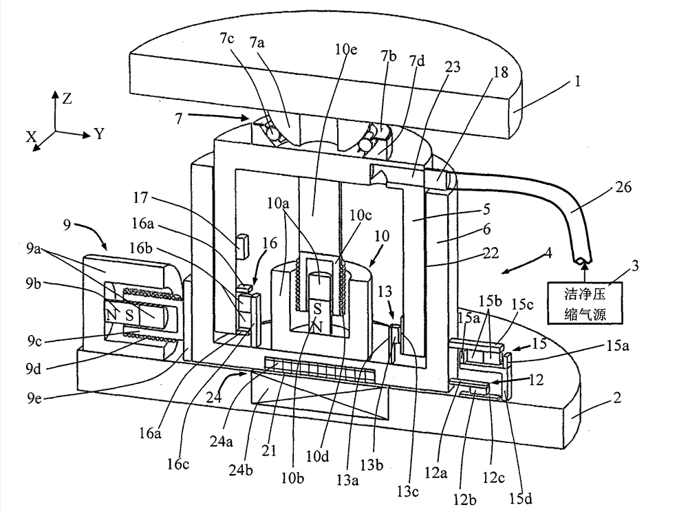 Magnetic suspension zero-stiffness vibration isolator with angular decoupling function by aid of rolling joint bearing and vibration isolation system with magnetic suspension zero-stiffness vibration isolator