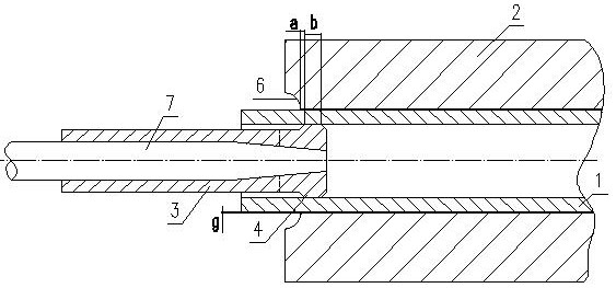 A kind of sealing welding process of dissimilar steel grooved tube sheet and heat exchange tube