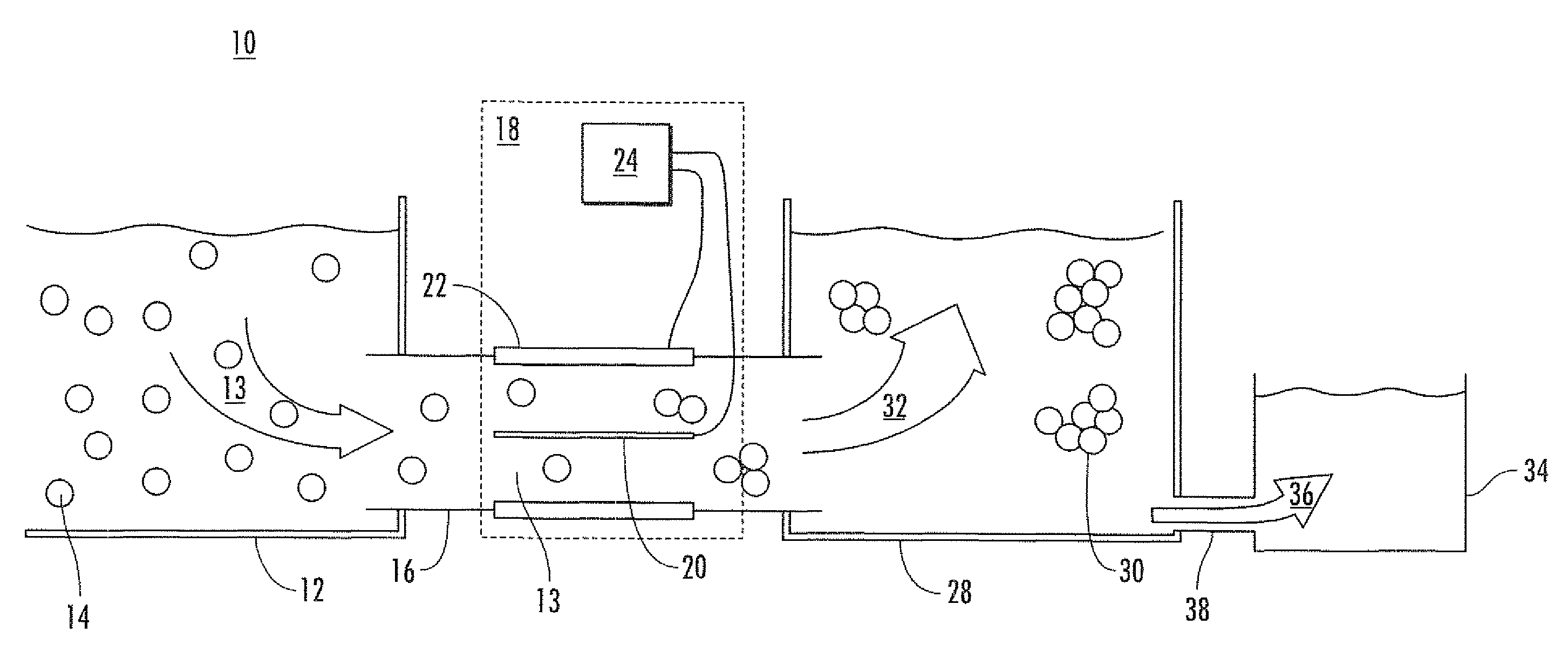 System and method for high-voltage pulse assisted aggregation of algae