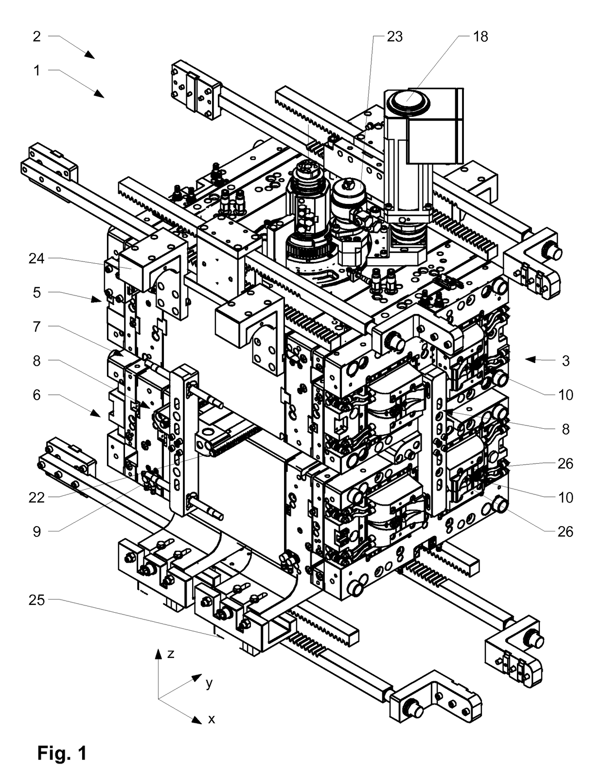 Injection moulding device