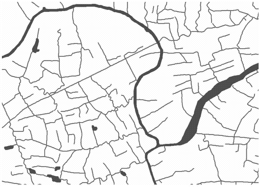 A method for matching objects with the same name in cross-scale vector map water network data