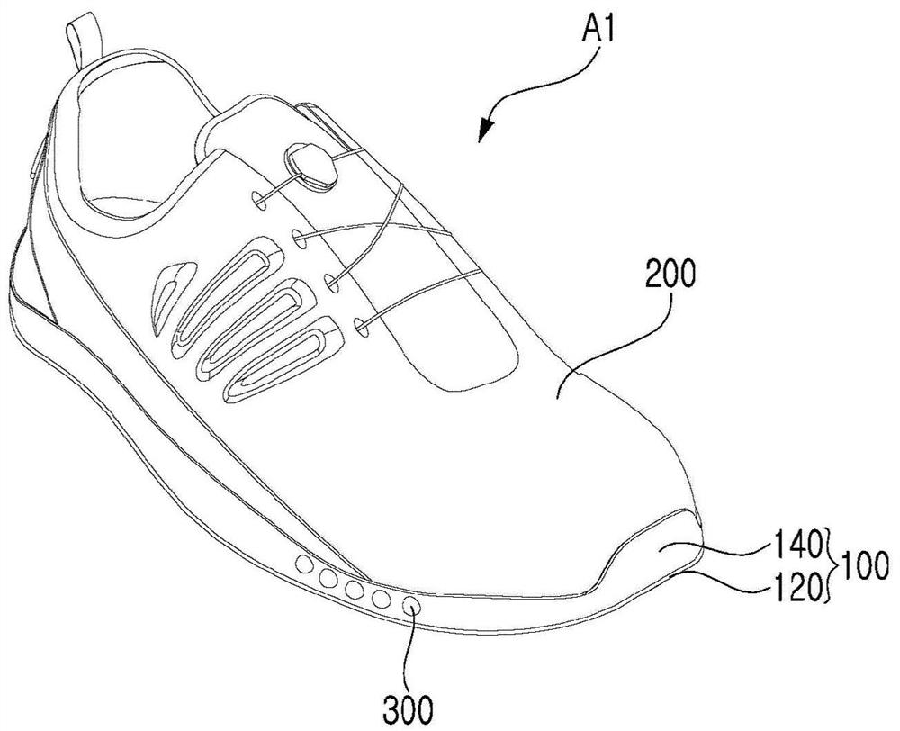 Golf shoe and method for manufacturing same
