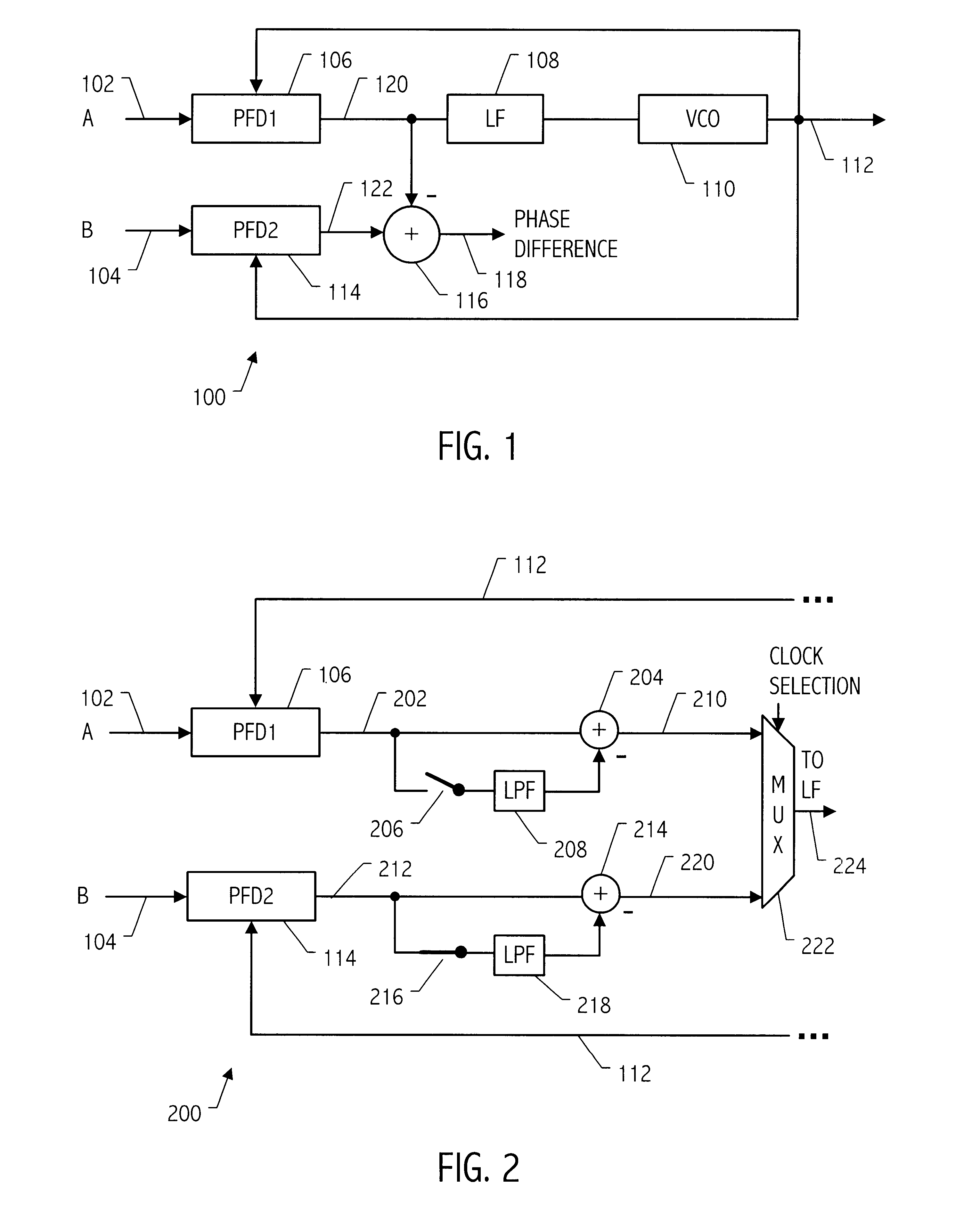 Method and apparatus for switching between input clocks in a phase-locked loop
