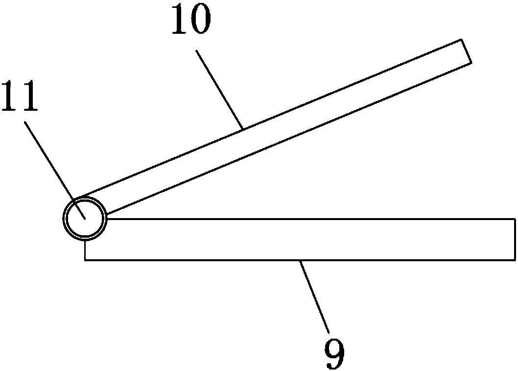 Material clamping mechanism used for groover