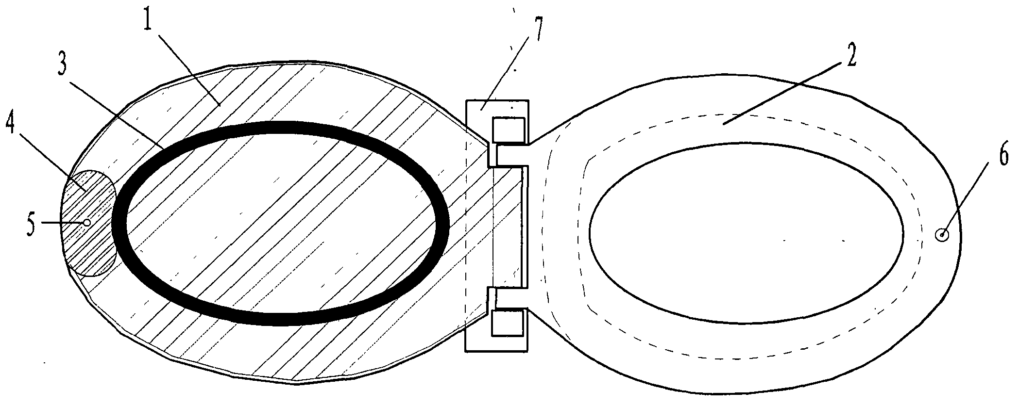 Full-closed closestool lid