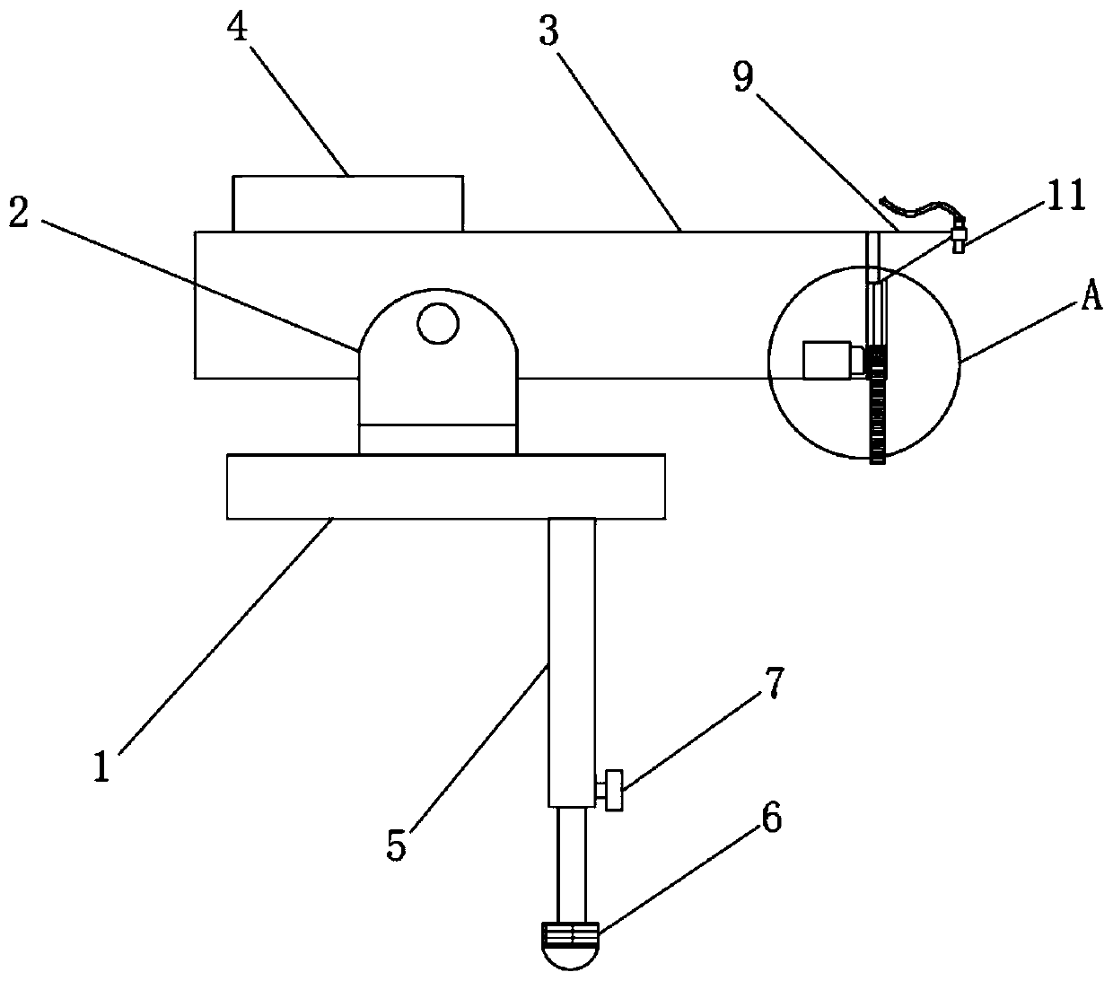 Urban pedestrian street video acquisition device