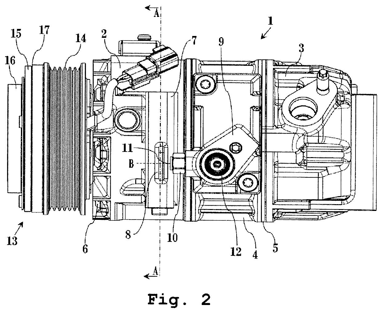 Compressor provided with safety relief valve assembly