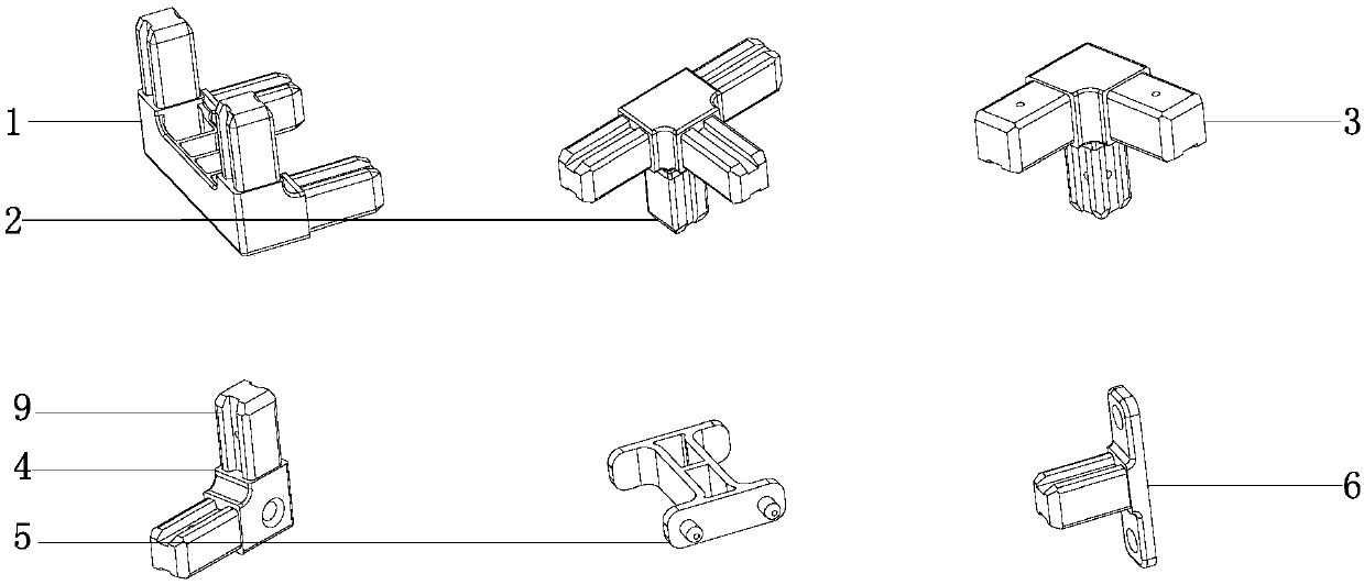 Welding-free furniture structure