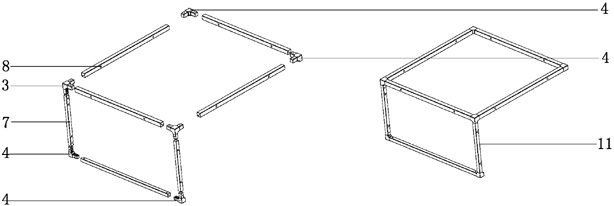 Welding-free furniture structure