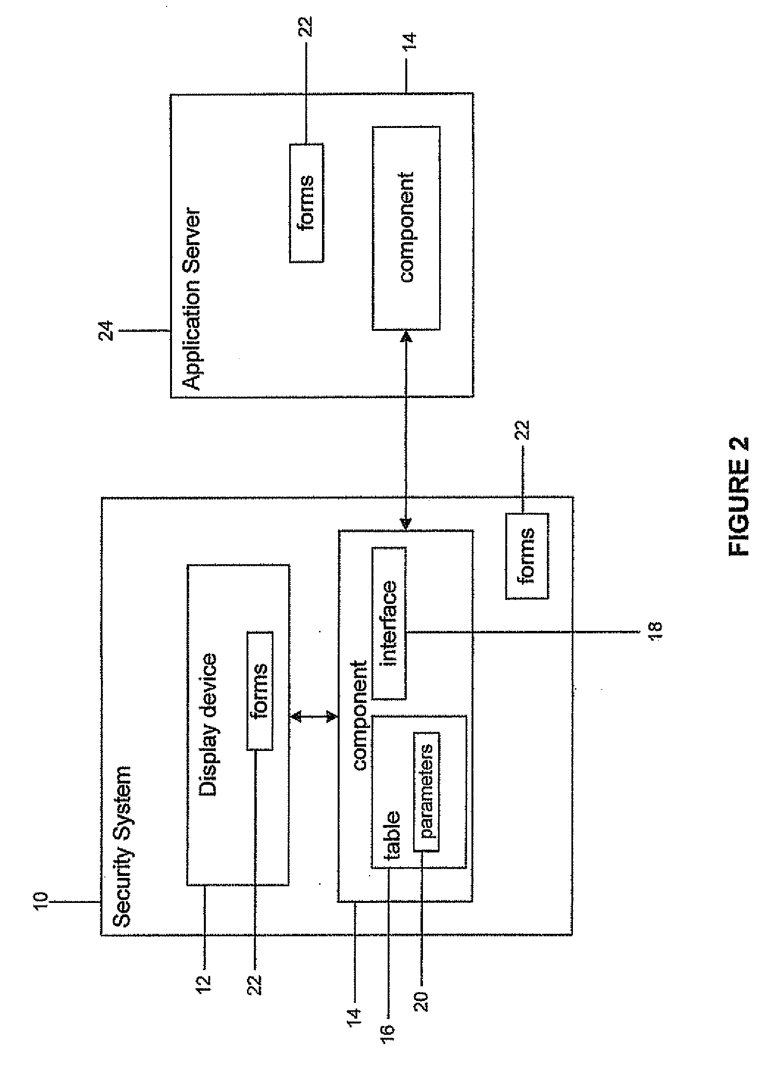 Device for coordinating displays on a security system