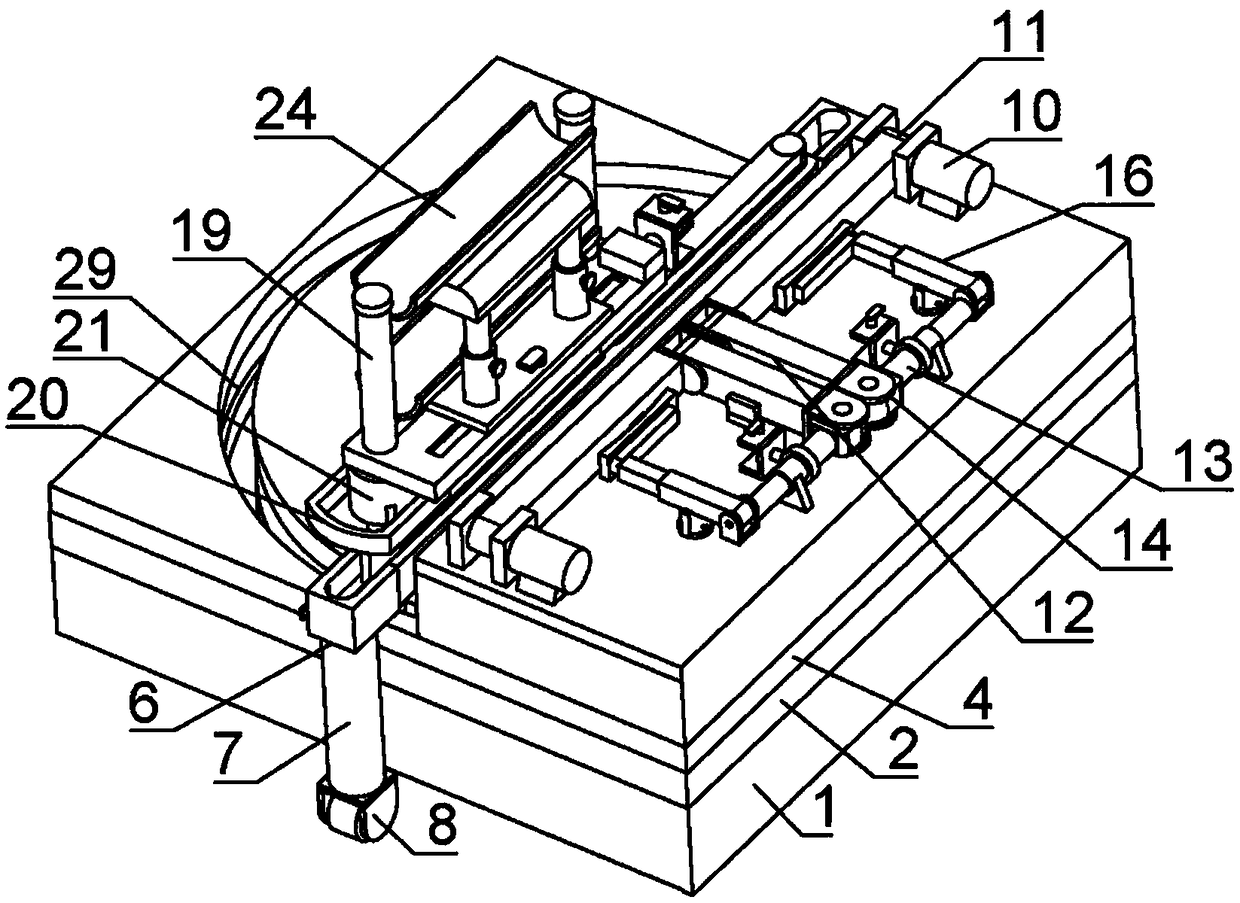 A limb fix device for kidney transplantation operation