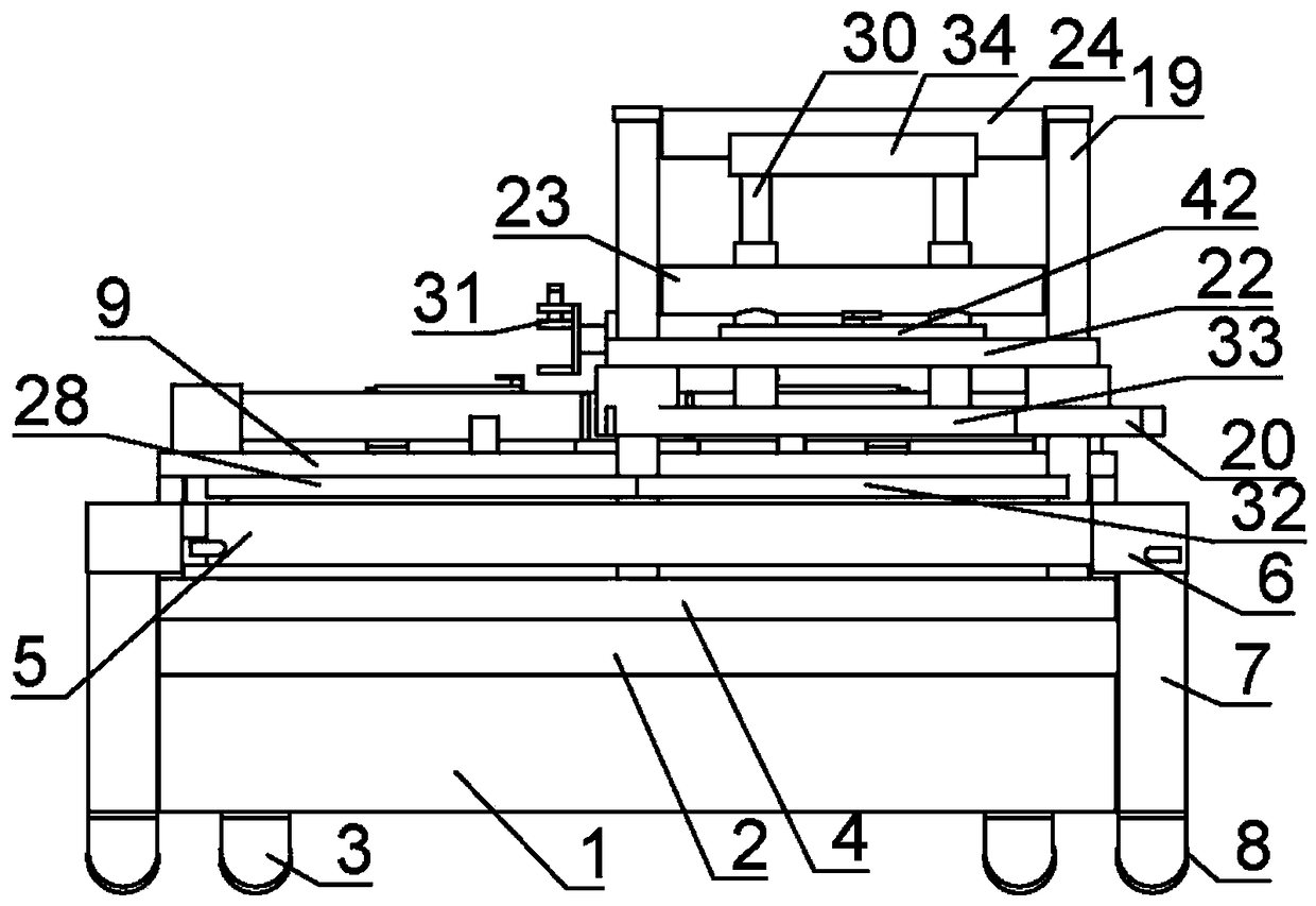 A limb fix device for kidney transplantation operation