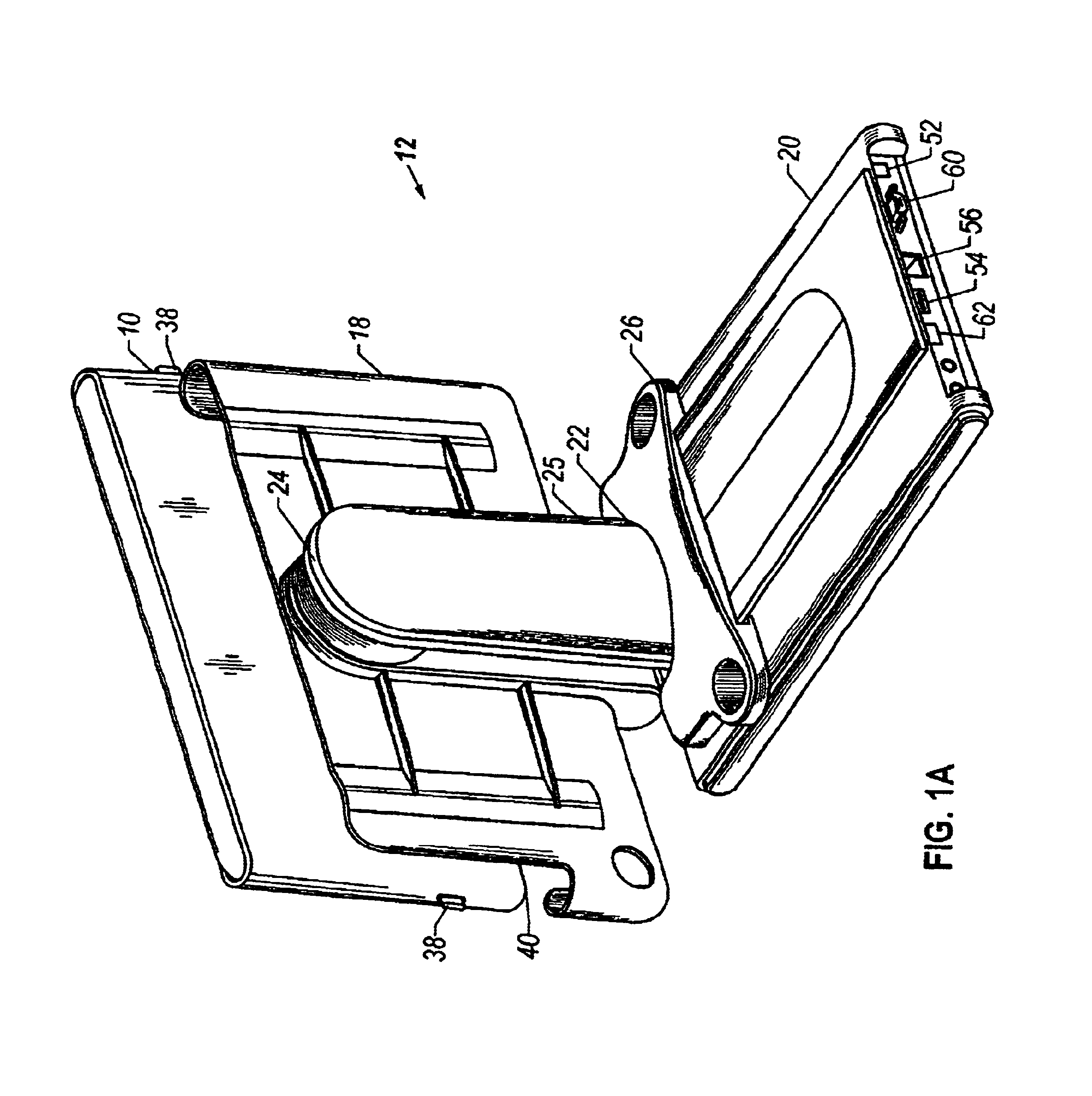 Tablet computing device with three-dimensional docking support