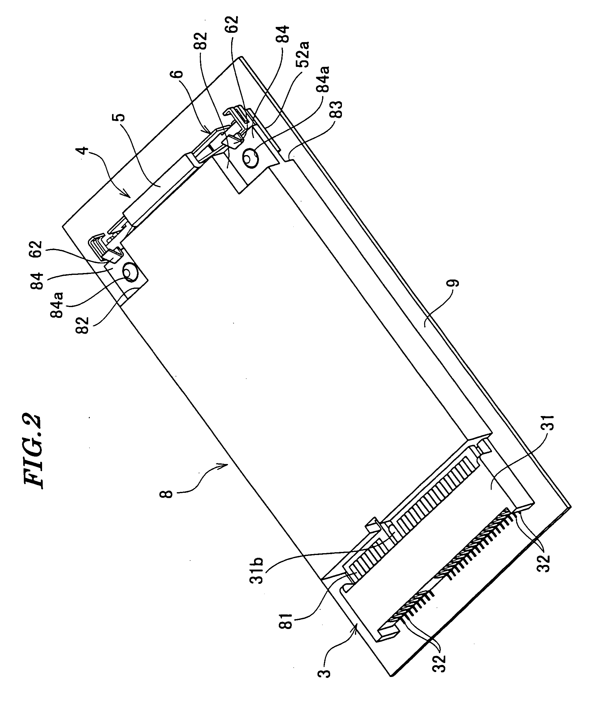Locking device and connector provided with the same