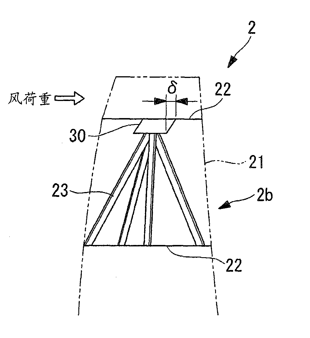 Tower for windmill and wind generation device