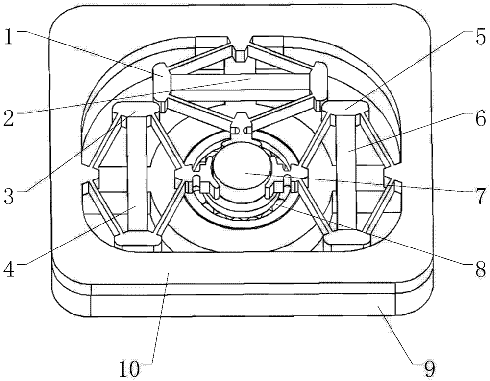 Stepped piezoelectric ceramic rotation driver and drive method