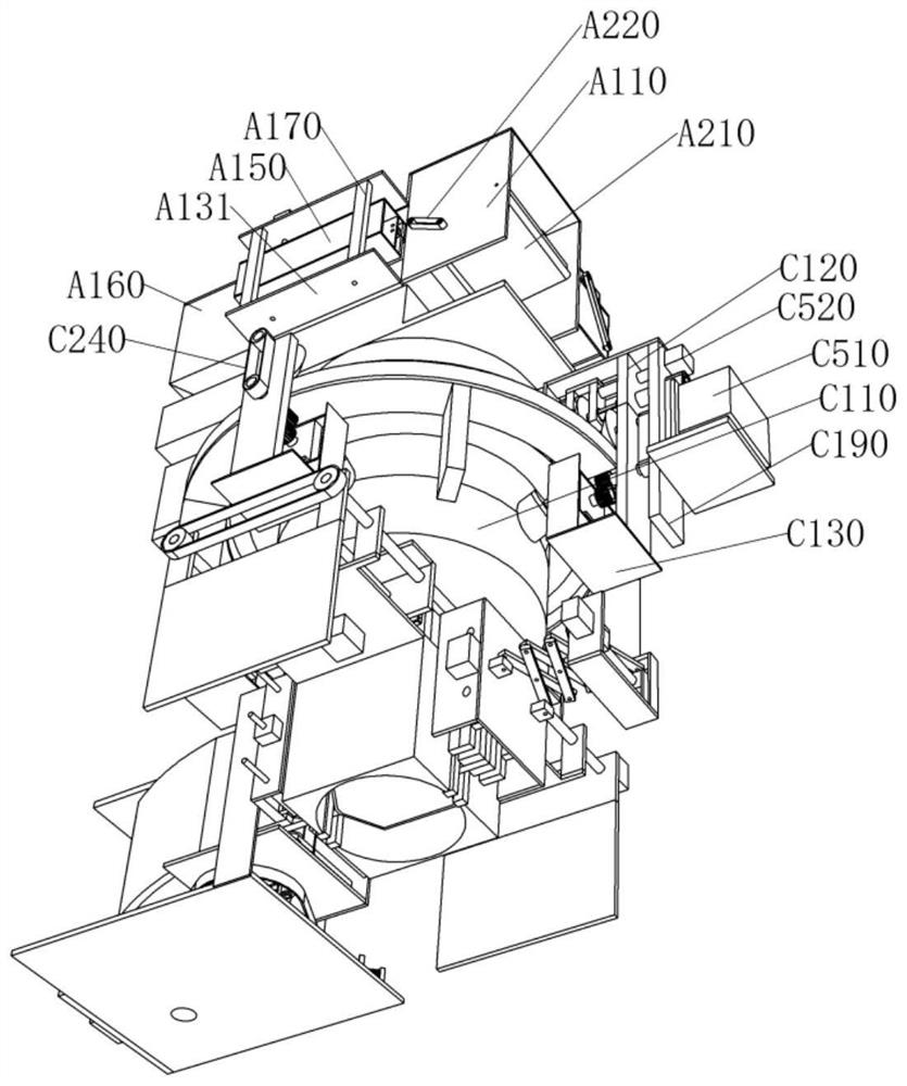 A screening machine and its building waste sorting and conveying system