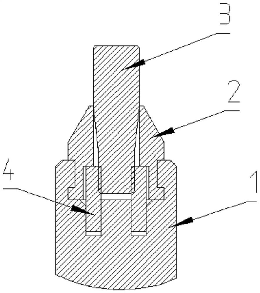 Digital scanning rod, tool for machining and machining method