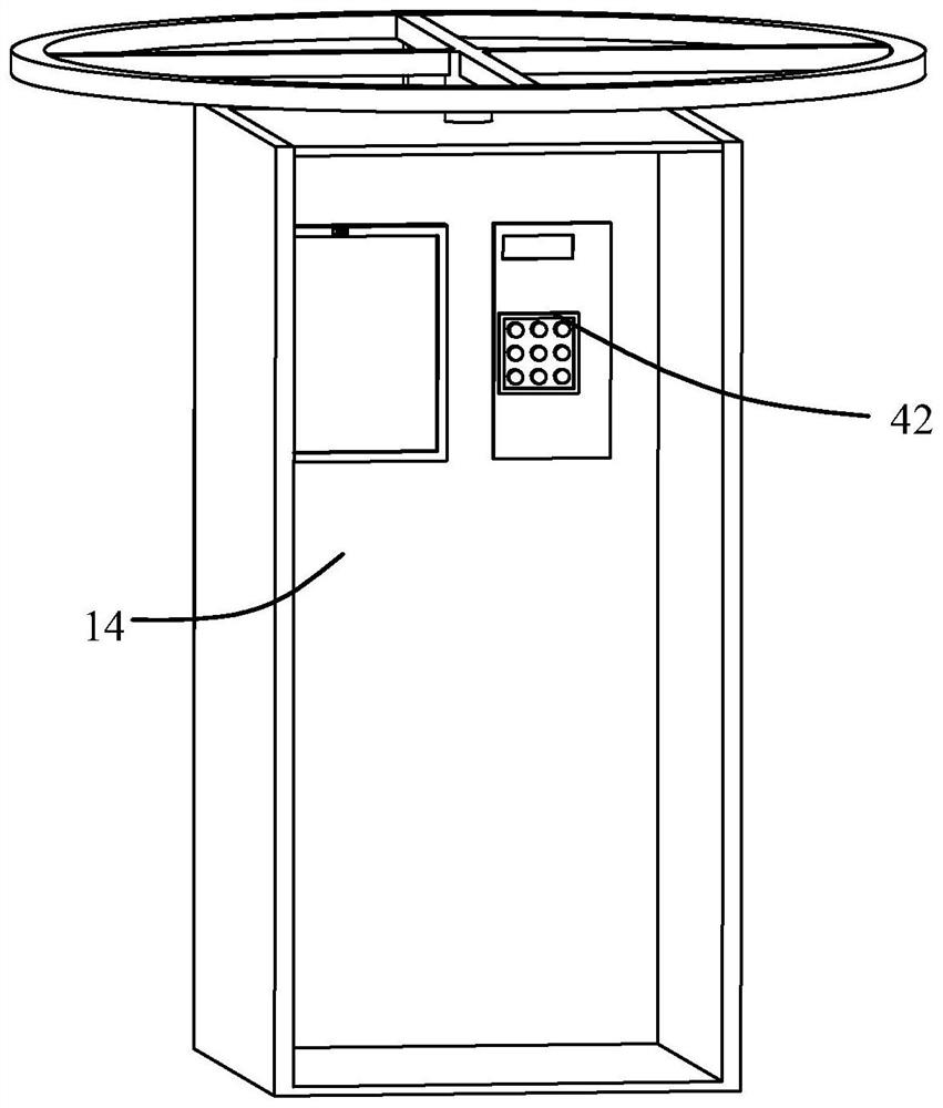 New energy sharing charging booth