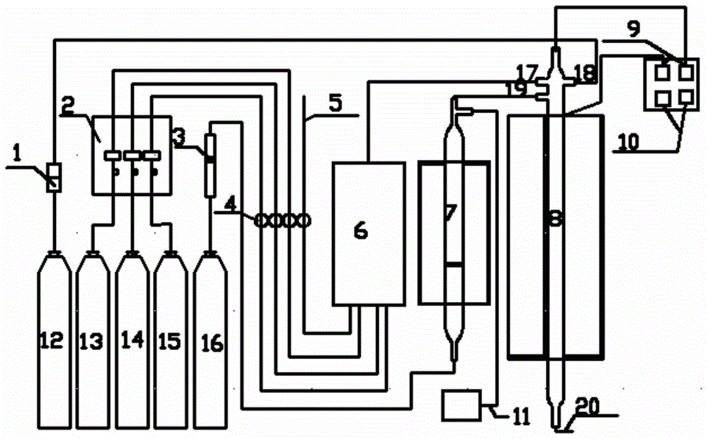 Cobalt-vanadium binary oxide type selective catalytic reduction supported catalyst for diesel engine