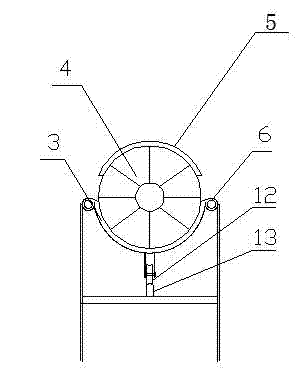 Large vertical shaft multi-section fan motor assembling method and special equipment