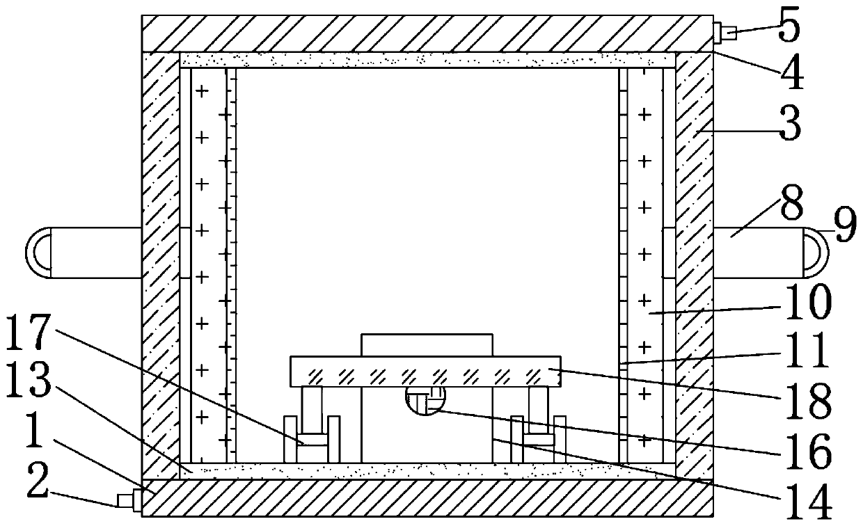 High-efficiency polishing device for machining lifting type self-control self-suction type water pump mold