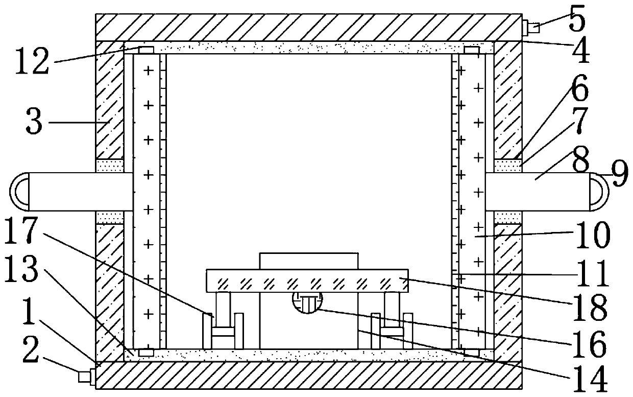 High-efficiency polishing device for machining lifting type self-control self-suction type water pump mold