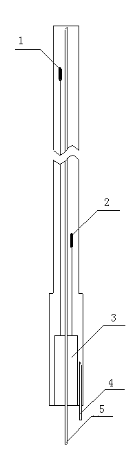 Mounting, burying and grouting method for multi-point displacement meter