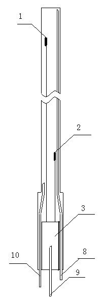 Mounting, burying and grouting method for multi-point displacement meter