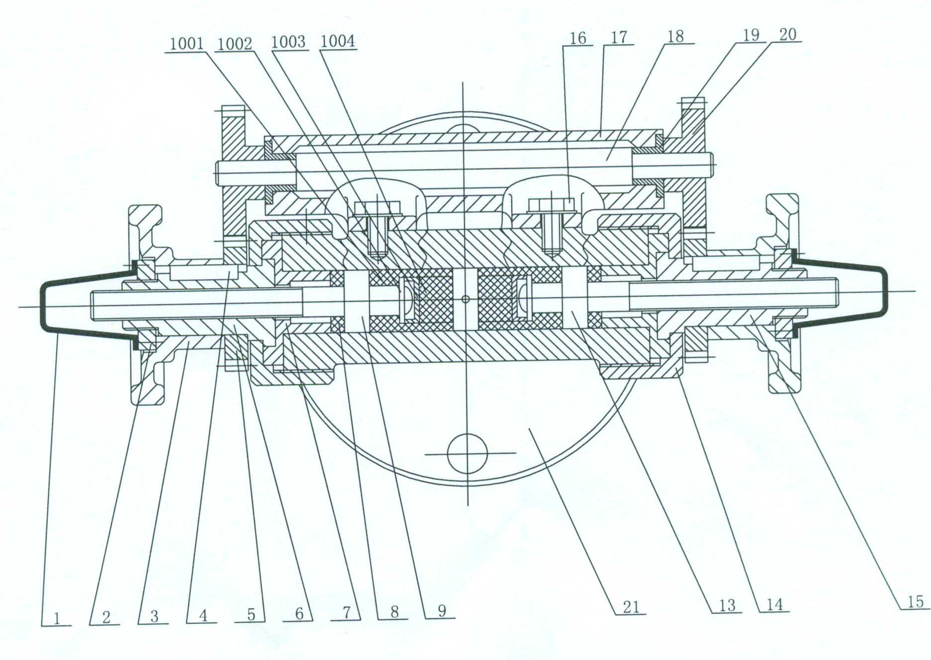 Bilateral sealing stop valve