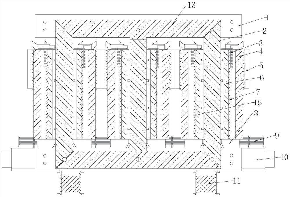 Dry-type transformer with improved heat dissipation