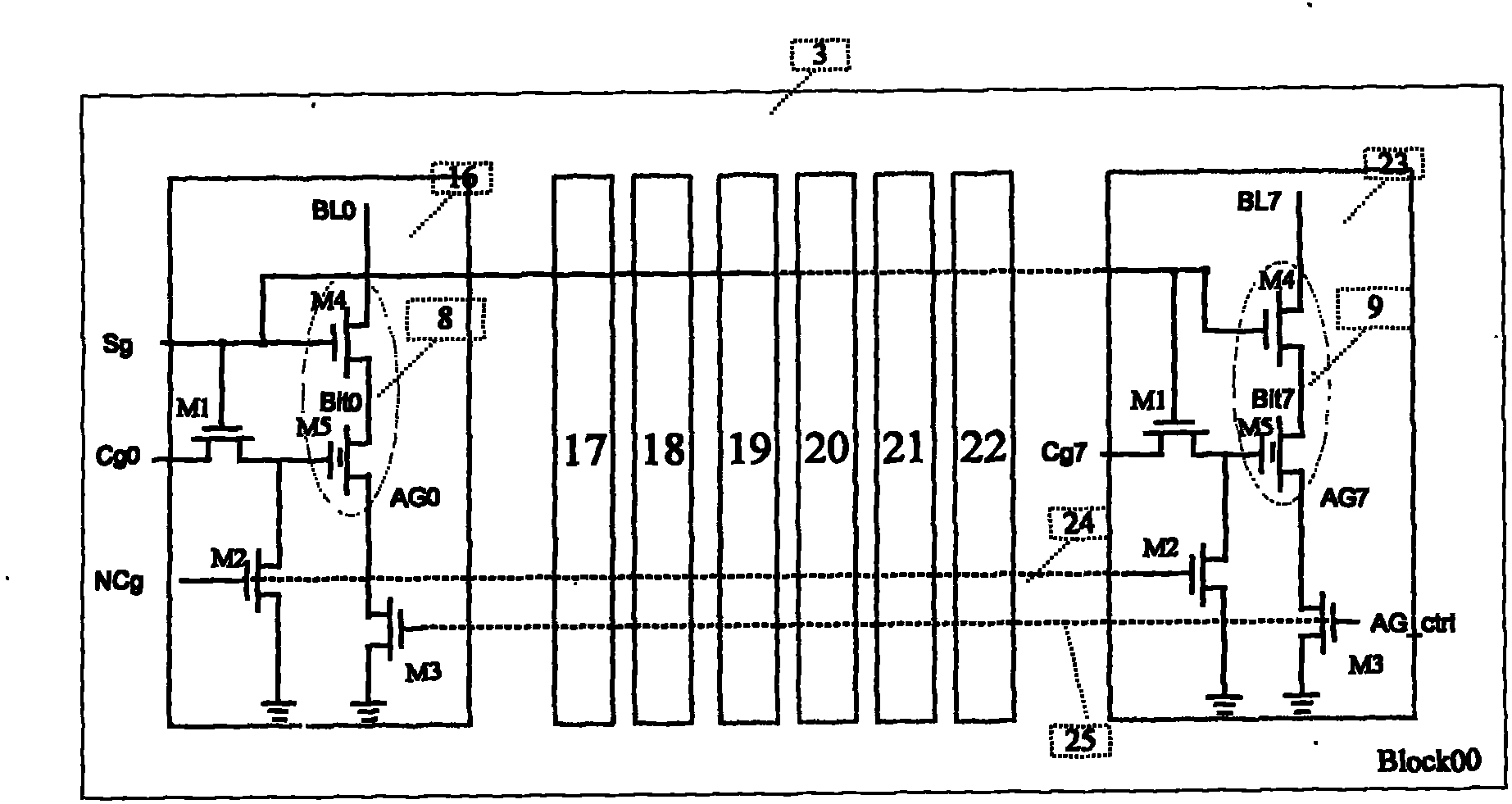 Electrically erasable programmable read-only memory (EEPROM) circuit