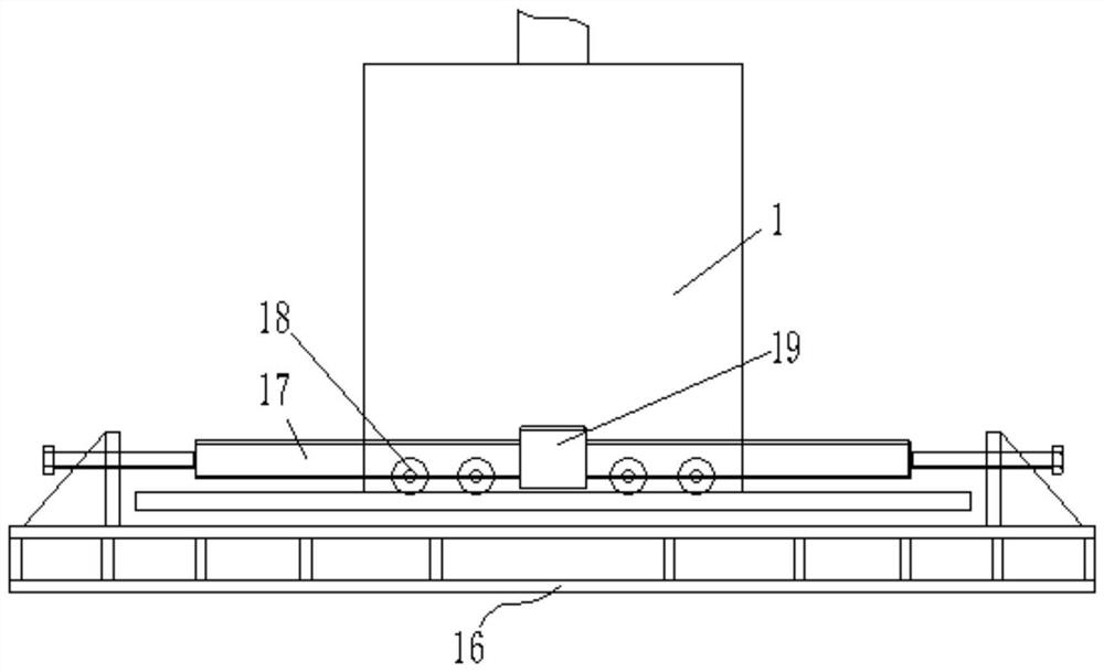 track sweeping device