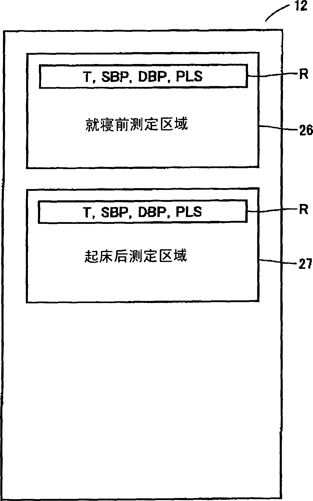 Electronic blood pressure monitor, and blood pressure measurement data processing apparatus and method