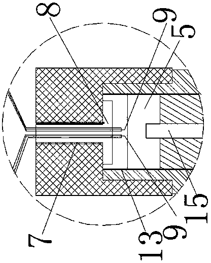 Metal component field high-energy thermal cutting and hole forming device