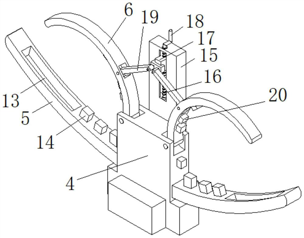 Supporting frame for erecting communication engineering cables