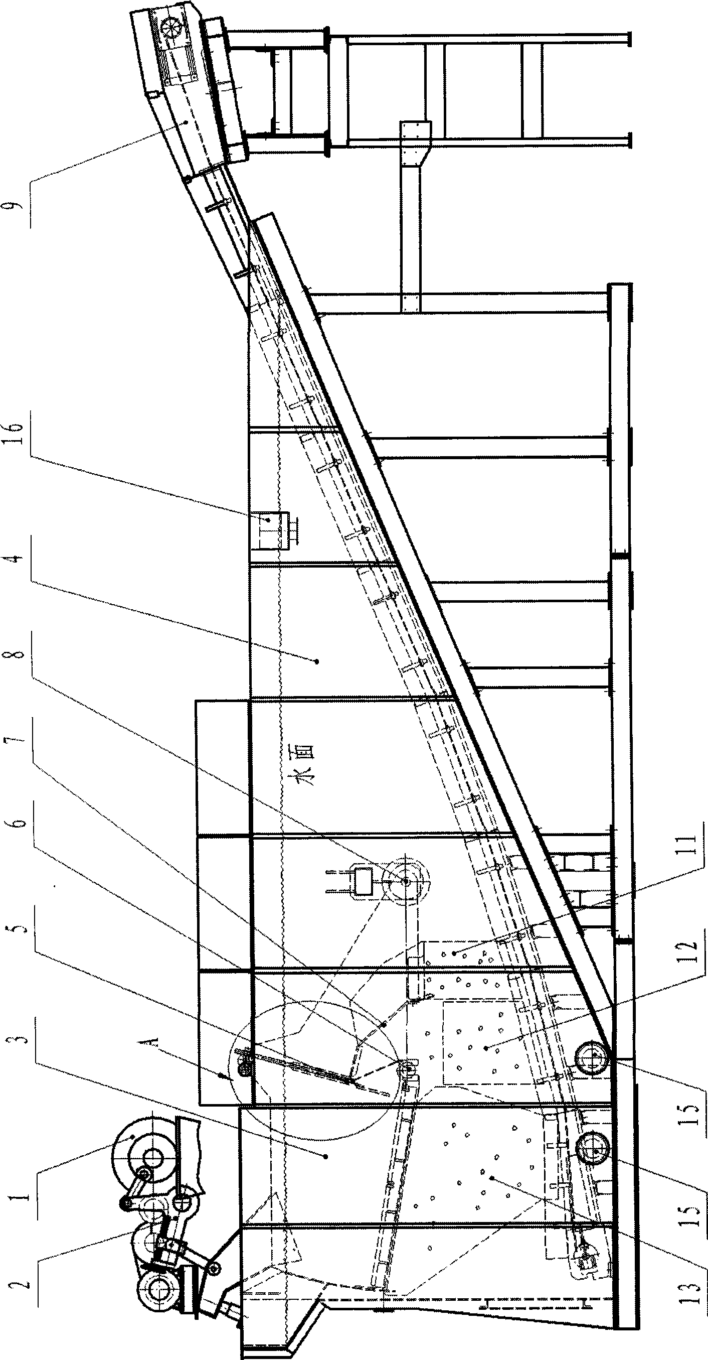 Down-hole mechanical movable-sieve jig