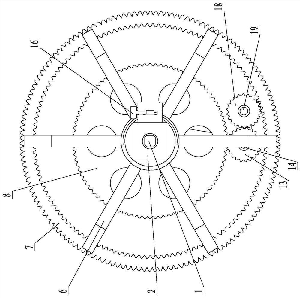 Rotary power transmission clutch and two-gear speed change regulator