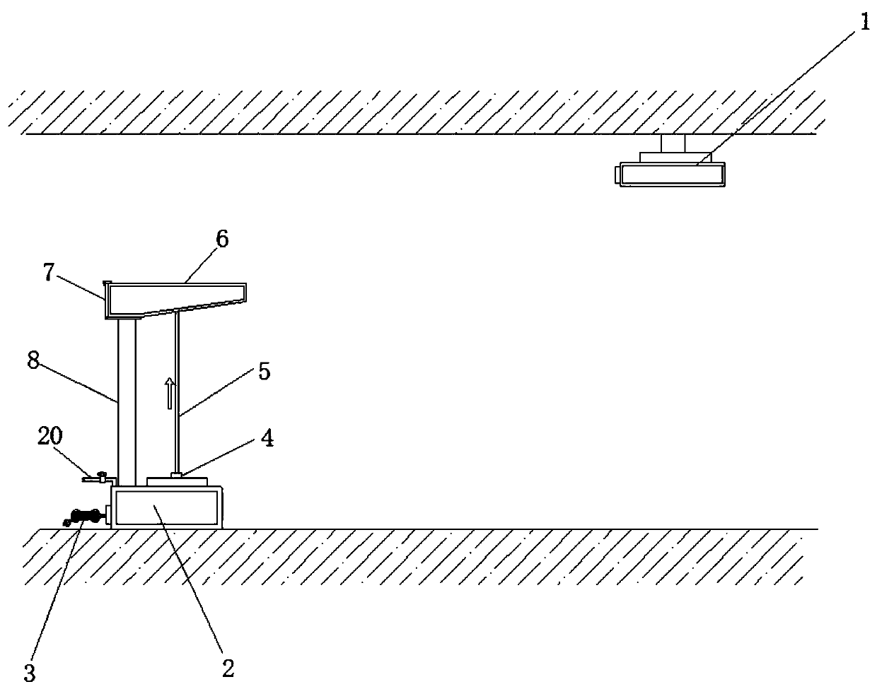 Projection equipment for digital holographic technology