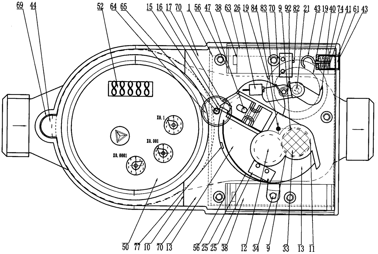 Smart card water meter