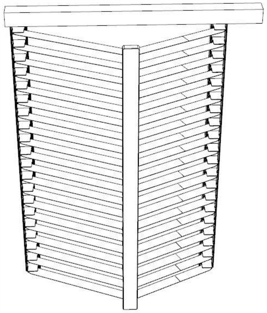 Two-section folding blinds for easy removal and cleaning