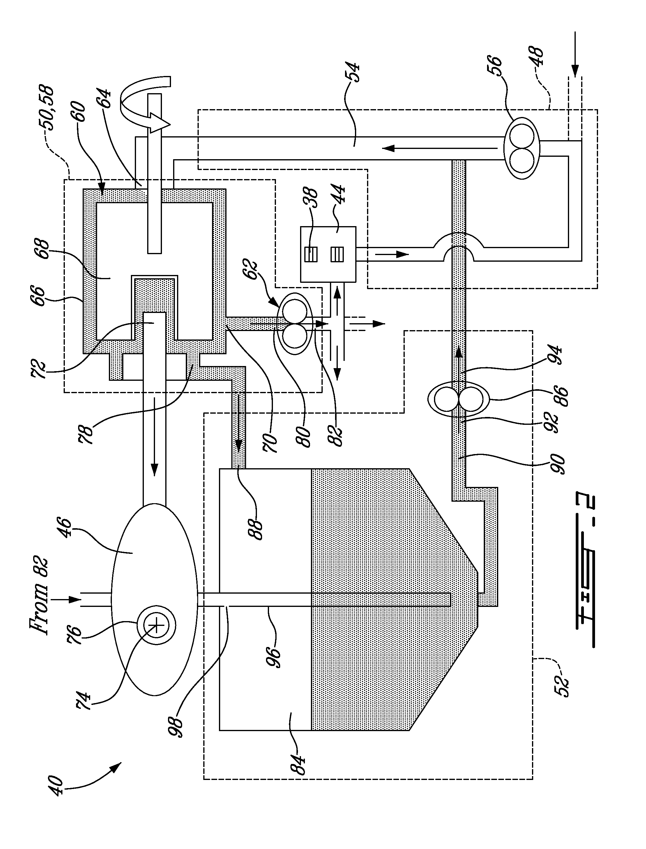 Oil supply system with main pump deaeration